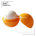 CC36007 Moisturizing zhceos lip balm long lasting lip balm in ball shape container